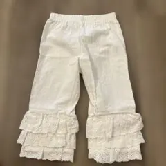 ♡*♡様 soft cheese しまむら ソフチー レースパンツ 100 ホワ