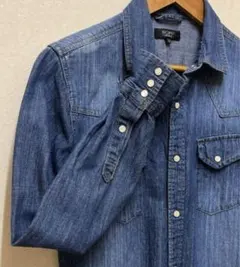 BROWNY -VINTAGE／ブラウニーヴィンテージ　デニムシャツ　メンズ　M