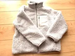 130 ユニクロ キッズ 防風フリースジャケット