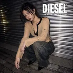 DIESEL レーヨンリボンブラウス ベージュのサムネイル