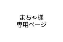 【まちゃ様専用ページ】