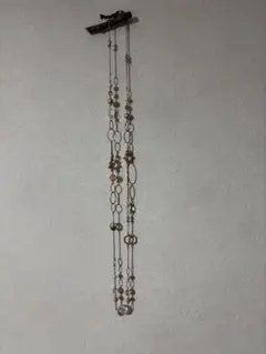 ピンクゴールドネックレス