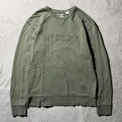 【Y8158】.GAP スウェット　トレーナー　サイズM カーキ