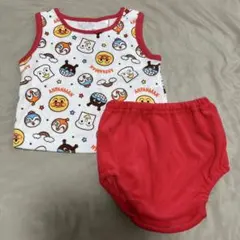 アンパンマン パイル地 セットアップ 80-90cm 新品 タンクトップ ブルマ
