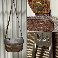 IBIZA イビザ 　ナイロンショルダーバッグ (ベージュ×グレー)