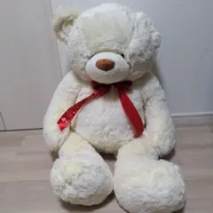 大きな クマのぬいぐるみ 白