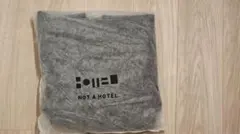 NOT A HOTEL フード付きガウン ブラック　ペア