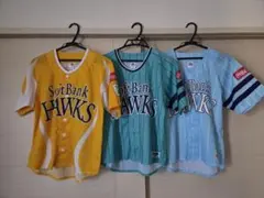 ソフトバンクホークス ユニフォーム 3点セット　全てスモール