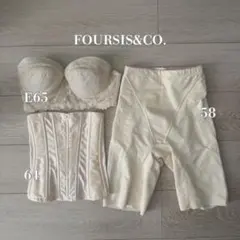 FOURSIS&CO. ブライダルインナー 3点セット E65 64 58