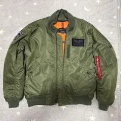 ALPHA INDUSTRIES MA-1 フライトジャケット カーキ M
