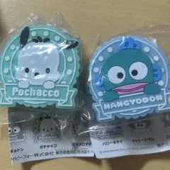 サンリオキャラクターズ　ライトクリップ　ガチャ　ハンギョドン　ポチャッコ