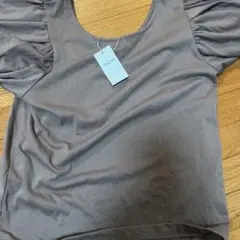 INGNI ボリューム袖 Tシャツ モカ M 新品