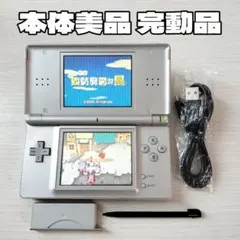 本体美品 完動品 ニンテンドーDS Lite シルバー 本体 新品付属品