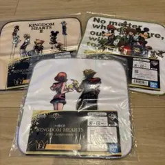 一番くじ キングダムハーツ 20周年 ハンドタオル3枚