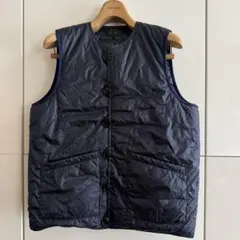 BEAMS PLUS ネイビー ダウンベスト　M