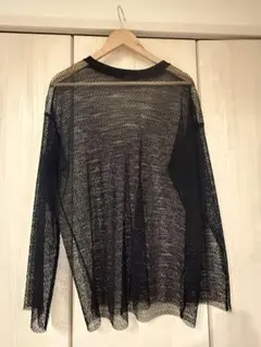 完売アンヌーク anuke Embroidery Mesh Tops ブラック - メルカリ