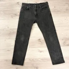 Levi's 502 ブラック　ストレートデニム　パンツ W33 フェード