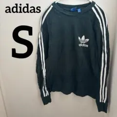 adidas【S】グリーン トレーナー スウェット カジュアル トップス レア