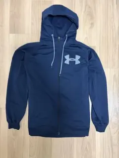 UNDER ARMOUR ネイビー フルジップパーカー MD