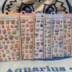 コットンパフィーかわいい動物達シールセット