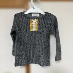 WILL MERY リブ編みTシャツ 95サイズ グレー