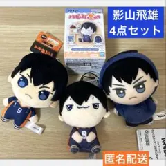 ハイキュー 影山飛雄 4点セット ハピふぃぎゅ+ぷちっしゅ他マスコット