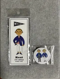 穂積和夫氏 アイビーボーイIVY BOY Kent 缶バッジ