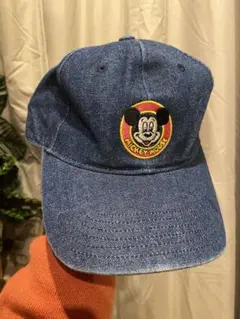 オールドミッキーデニムキャップ