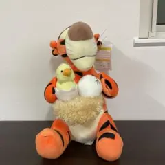 Disney Tigger スーパージャンボひよこと一緒ぬいぐるみ