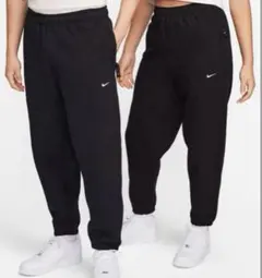 希少　Nike ブラック ソロスウッシュ　スウェットパンツ S