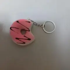 ドーナツ型キーホルダー ピンク