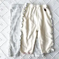 バースデイ hichon パンツ　２セット　ボーダー　100 テータテート