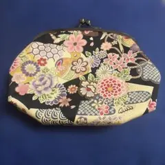 和装用バッグ がま口 ハンドバッグ 花柄