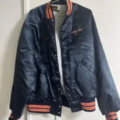 ACE CO. スタジャン ネイビー E.G.刺繍