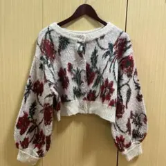 jouetie パターンモヘアlライク 2wayカーディガン