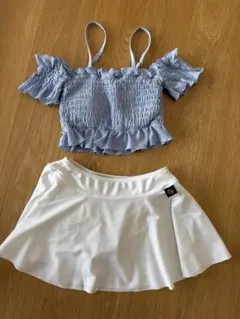 フリル付きセパレート水着　上下セット　160