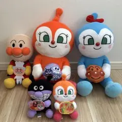 アンパンマン バイキンマン ドキンちゃん コキンちゃん ぬいぐるみ セット