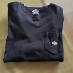 Dickies ブラック 長袖カットソー XL ロングtシャツ