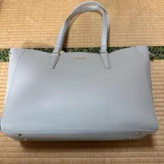 休日セール！グレー トートバッグ 合成皮革