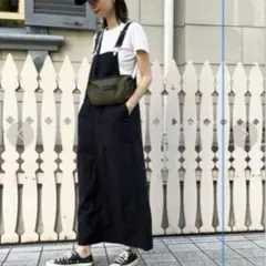 CANAL JEAN ナイロンジャンパースカートEl mar(エルマール)