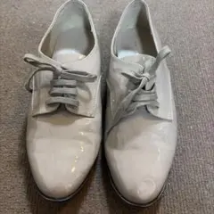 Jelly Beans 光沢レインシューズ ライトグレー