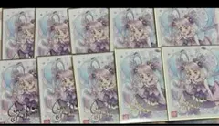 10枚　プリキュア 色紙art7 キュアキュンキュン キミとアイドルプリキュア♪