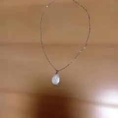 淡水バロックパール ネックレス シルバーカラー