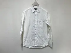 本物エクストララージXLARGEコットン長袖シャツメンズ白ホワイトストリートS