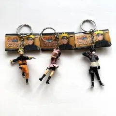 NARUTO 疾風伝　リアルフィギュアキーホルダー　3個セット