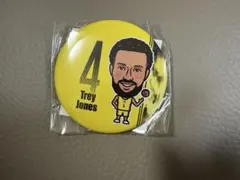 群馬クレインサンダーズ　トレイ・ジョーンズ選手　缶バッジ　#4