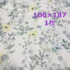 100×187cm 1枚 びっくりカーテン ボタニカル 花柄 北欧