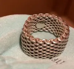 ティファニー TIFFANY&Co. サマセット メッシュ リング シルバー