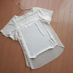 stefis シュテフィス アイボリー シアー トップス　半袖のサムネイル