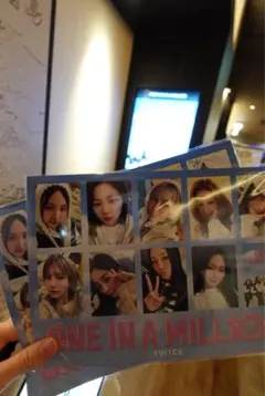 1枚TWICE ONE IN A MILLION タレントカード